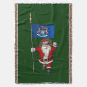 Couverture Le Père Noël Avec L'Entrée Du Michigan (devant Vertical)