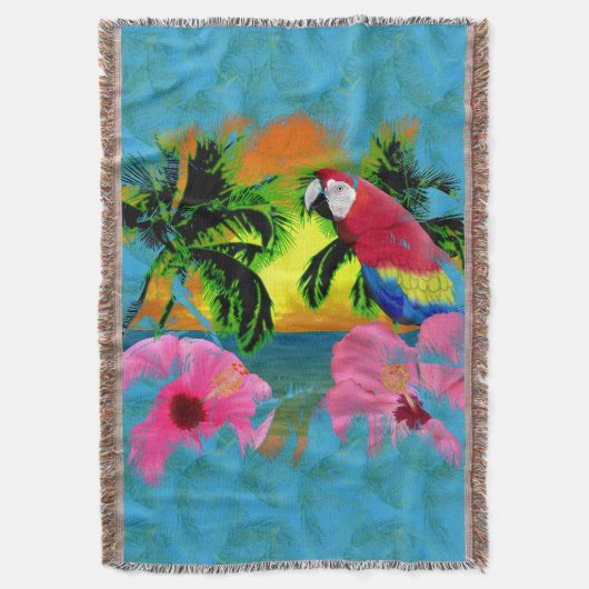 Couverture Le perroquet de plage tropical (devant Vertical)