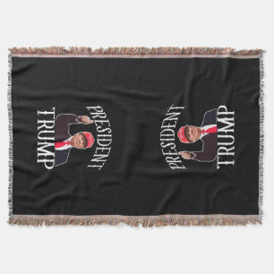 Couverture Le président Donald Trump, le Casquette rouge lève