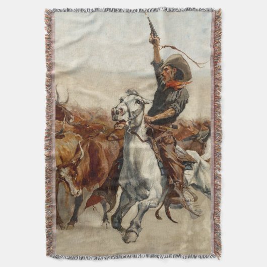 Couverture Le Roundup Western Art par Frederic Remington (devant Vertical)