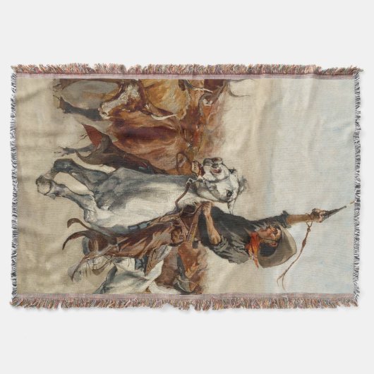 Couverture Le Roundup Western Art par Frederic Remington (Devant)