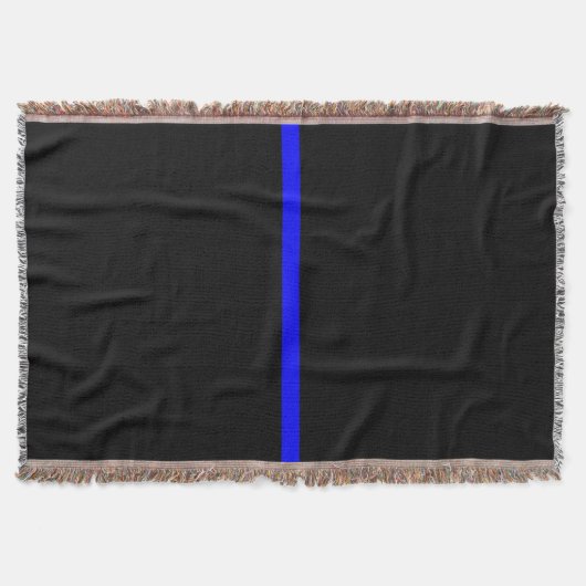 Couverture Le Symbolique Ligne Bleue Mince Horizontale Noir (Devant)