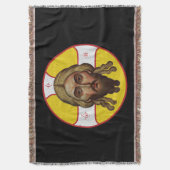 Couverture Le Visage Du Christ Icône Orthodoxe (devant Vertical)