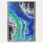 Couverture L'écoulement de la peinture abstraite de la rivièr (devant Vertical)