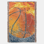 Couverture Lecteur de ballon de basket flamboyant (devant Vertical)