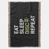 Couverture Lecteur de golf sur disque | Eat Sleep Disk Golf R (devant Vertical)