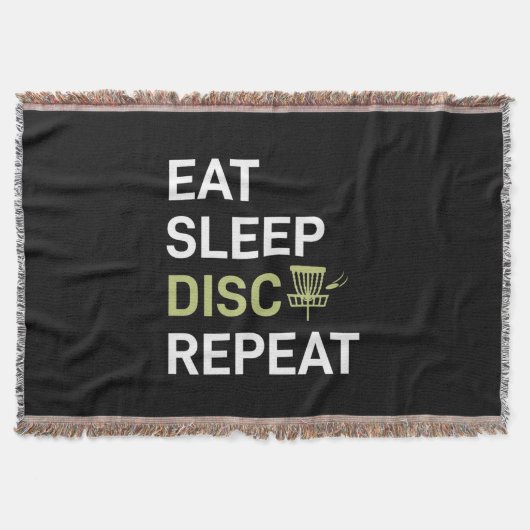 Couverture Lecteur de golf sur disque | Eat Sleep Disk Golf R (Devant)