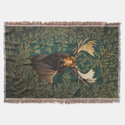 Couverture L'Élégant Moose William Morris Inspiré (Devant)