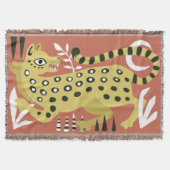 Couverture Leopard Abstrait (Devant)