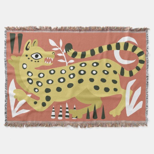 Couverture Leopard Abstrait (Devant)