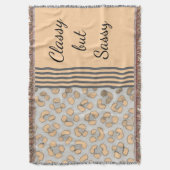 Couverture Léopard de neige classique mais sassy (devant Vertical)