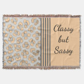 Couverture Léopard de neige classique mais sassy (Devant)