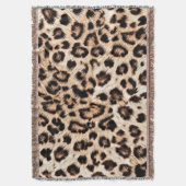 Couverture Leopard Design Motif : Wild Elegance. (devant Vertical)