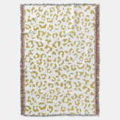 Couverture Leopard d'or, Parties scintillant d'or, Empreinte (devant Vertical)