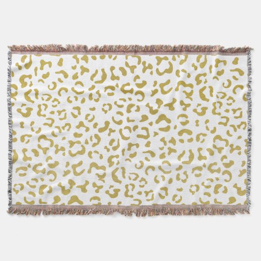 Couverture Leopard d'or, Parties scintillant d'or, Empreinte (Devant)