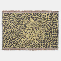 Léopard Noir & Beige Camouflé Dans Les Spots