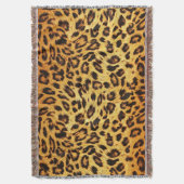 Couverture Leopard tendance : Motif de design de peau. (devant Vertical)