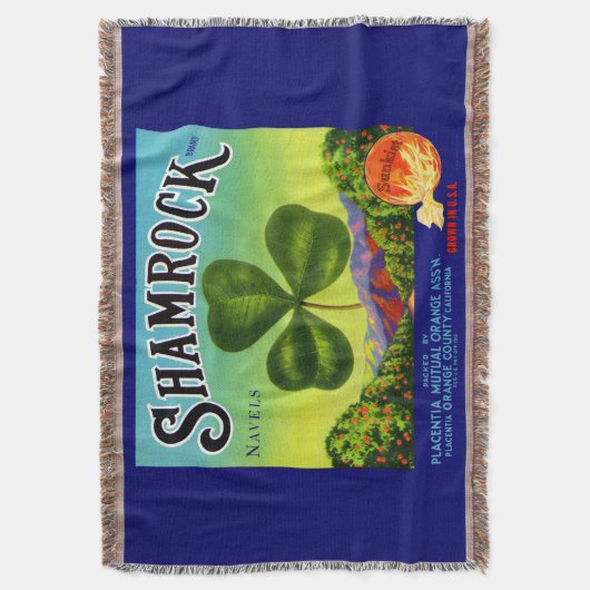Couverture Les années 1930 étiquette Shamrock Navel Oranges (devant Vertical)