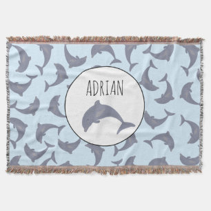 Couverture Les dauphins dans le Motif marin