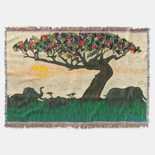 Couverture Les éléphants sur les plans de l'Afrique (Devant)