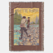 Couverture Les femmes pilotent la pêche - rivière de Payette, (devant Vertical)