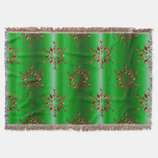 Couverture Les flocons rouges de Noël vert (Devant)