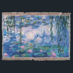 Couverture Les nénuphars de Monet<br><div class="desc">Visitez mon magasin pour un design plus intéressant et plus de choix de couleurs => zazzle.com/iwheels*</div>