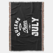 Couverture Les Reines Sont Nées En Juillet Anniversaire Cadea (devant Vertical)