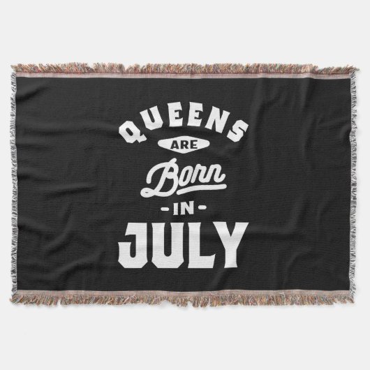 Couverture Les Reines Sont Nées En Juillet Anniversaire Cadea (Devant)