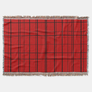 Couverture Les Rouges plaid christmas