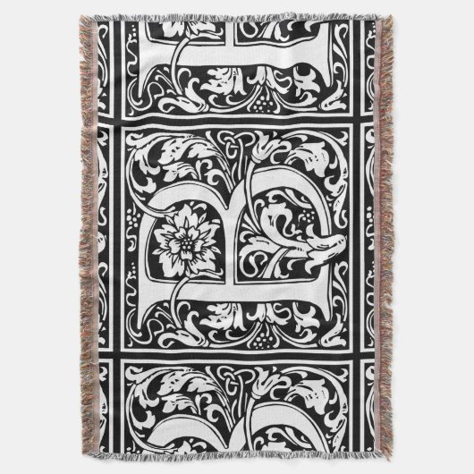 Couverture Lettre B Monogramme médiéval Art Nouveau (devant Vertical)