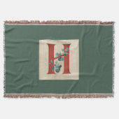 Couverture LETTRE H EN BOIS rustique ET Eucalyptus (Devant)