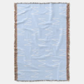 Couverture Lettre initiale de monogramme personnalisée bleu c (devant Vertical)