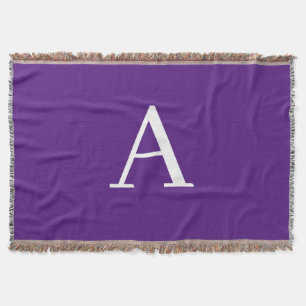 Couverture Lettre initiale Monogramme Style moderne violet