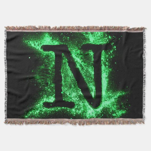 Couverture Lettre N Alphabet majuscule verte (Devant)