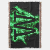 COUVERTURE LETTRE W MAJUSCULE VERTE (devant Vertical)