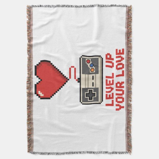 Couverture Level Up Your Love, Retro Pixel Gaming Design (devant Vertical)
