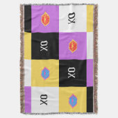 Couverture Lèvres passionnées et Motif XO (devant Vertical)