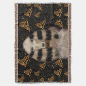 COUVERTURE LÉVRIER AFGHAN OR  (devant Vertical)