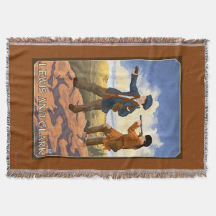 Couverture Lewis et Clark explorant l'ouest