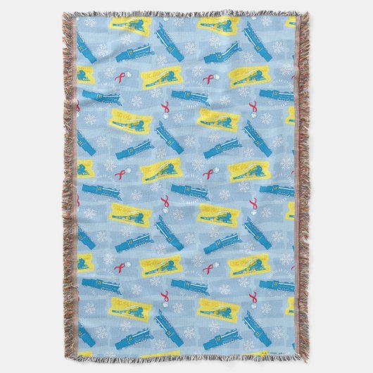 Couverture L'Express polaire | Retro Train & Ticket Motif (devant Vertical)