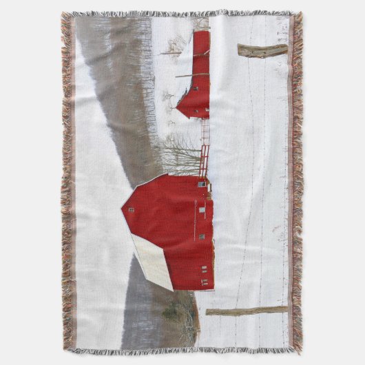 Couverture L'hiver neigeux dans la tonneau rouge (devant Vertical)