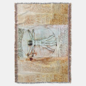 Couverture L'HOMME VITRUVIEN par Leonardo Antique Parchment (devant Vertical)