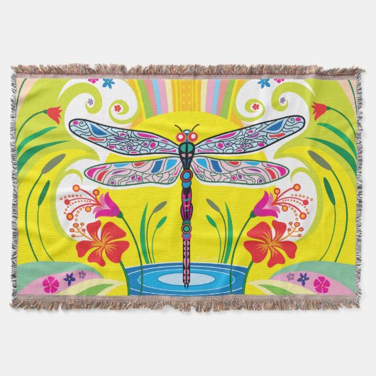 Couverture Libellule radieuse et fleurs sauvages (Devant)