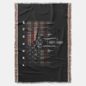 Couverture Liberté de la moto drapeau américain (devant Vertical)