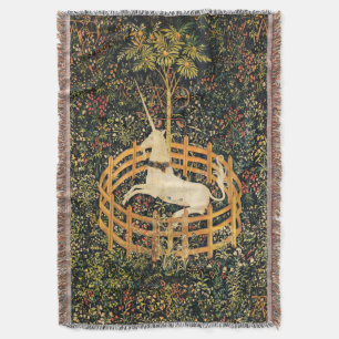 COUVERTURE LICORNE, FLEURS GOTHIQUES D'IMAGINAIRE, MOTIFS