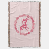 Couverture Licorne rose et fleurs (devant Vertical)