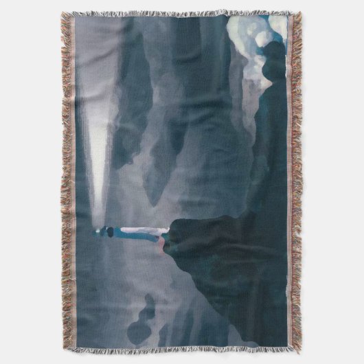 Couverture Lighthouse blue blanket (devant Vertical)