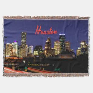 Couverture Ligne Skyline de Houston Texas City