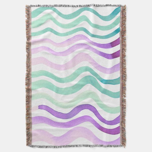 Couverture Lignes d'aquarelles violettes et vertes (devant Vertical)